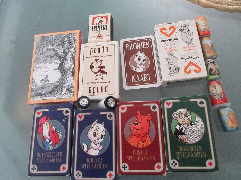 Speelkaarten van Bommel/tom poes, Marten Toonder, Ophalen of Verzenden, Zo goed als nieuw, Meerdere stripboeken