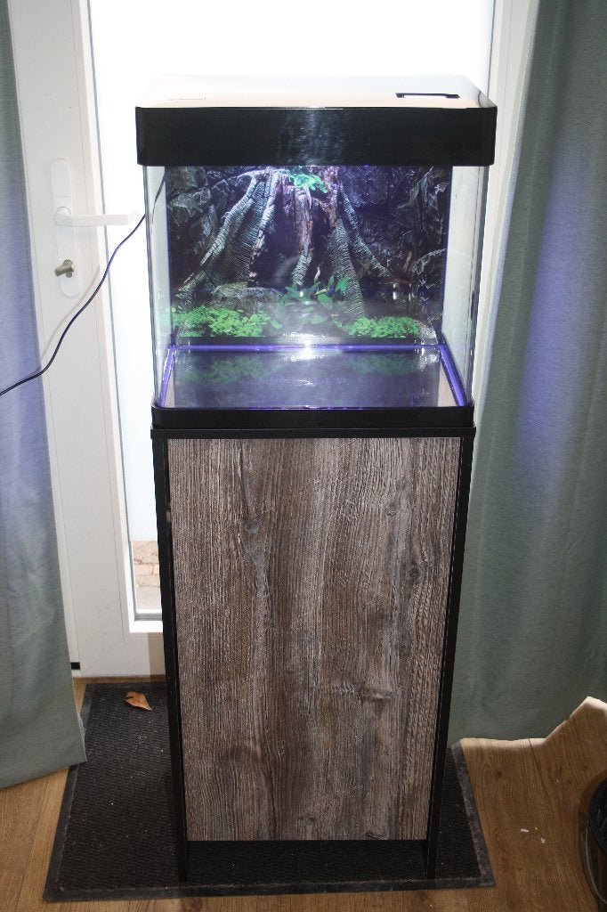 Aquarium superfish panorama 50 met enkele onderkast, Ophalen, Gebruikt, Leeg aquarium, Superfish
