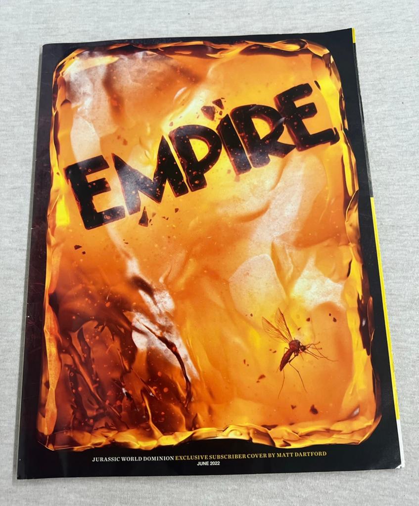 JURASSIC World Dominion tijdschrift EMPIRE Magazine 2022, Overige typen, Ophalen of Verzenden, Zo goed als nieuw, H