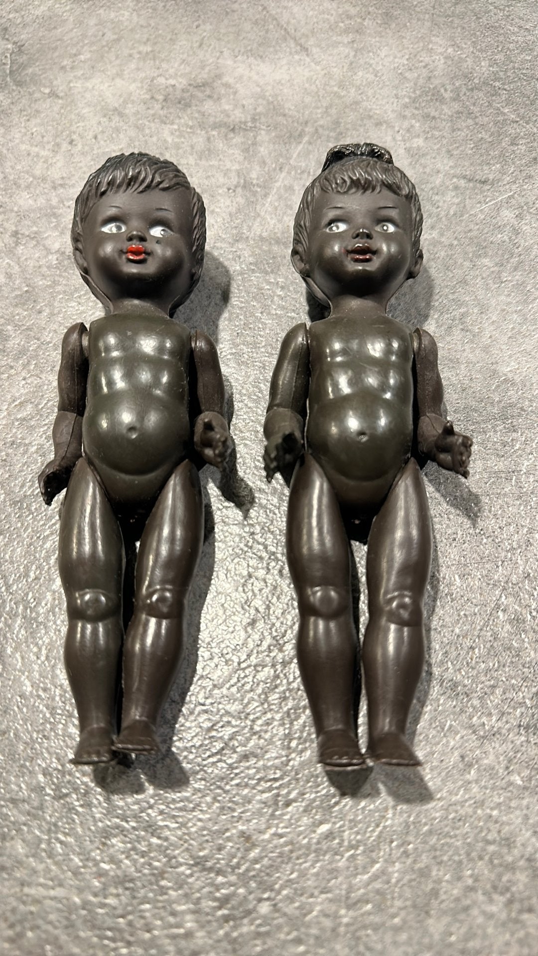 setje vintage Migliorati miniatuur popjes Jaren '50/'60, Ophalen of Verzenden, Gebruikt, Mens