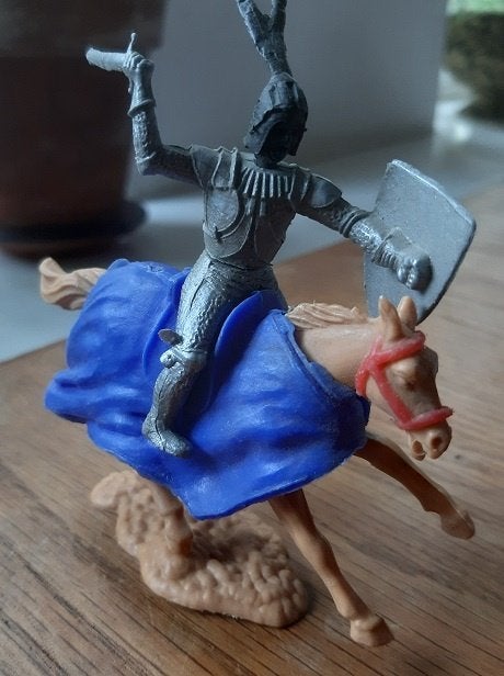 2 ridders te paard - Timpo Toys - Britains, Ophalen of Verzenden, Gebruikt