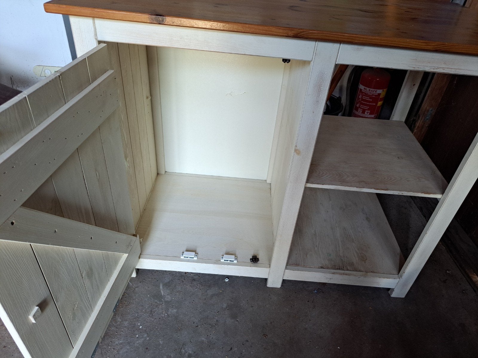 Kastje commode, Ophalen, Gebruikt