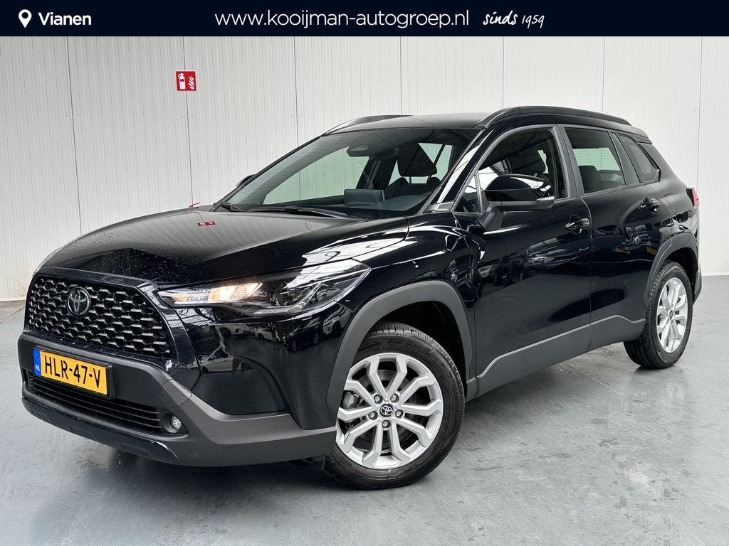 Toyota Corolla Cross Hybrid 140 Style, Auto's, Toyota, Stof, Gebruikt, Zwart, Origineel Nederlands