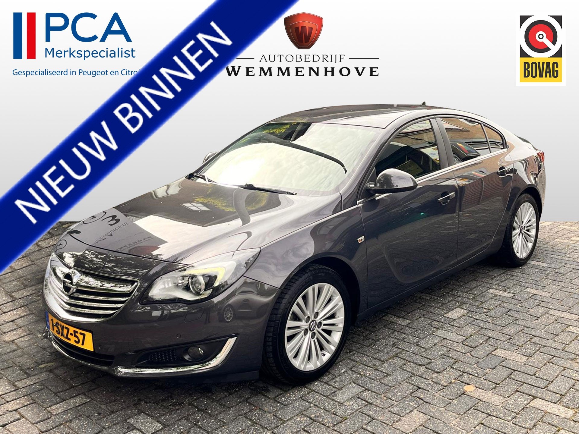 Opel Insignia 1.4 T EcoFLEX Business+ Led/Sport pakket/Trekh, Voorwielaandrijving, Euro 6, 4 cilinders, Leder en Stof