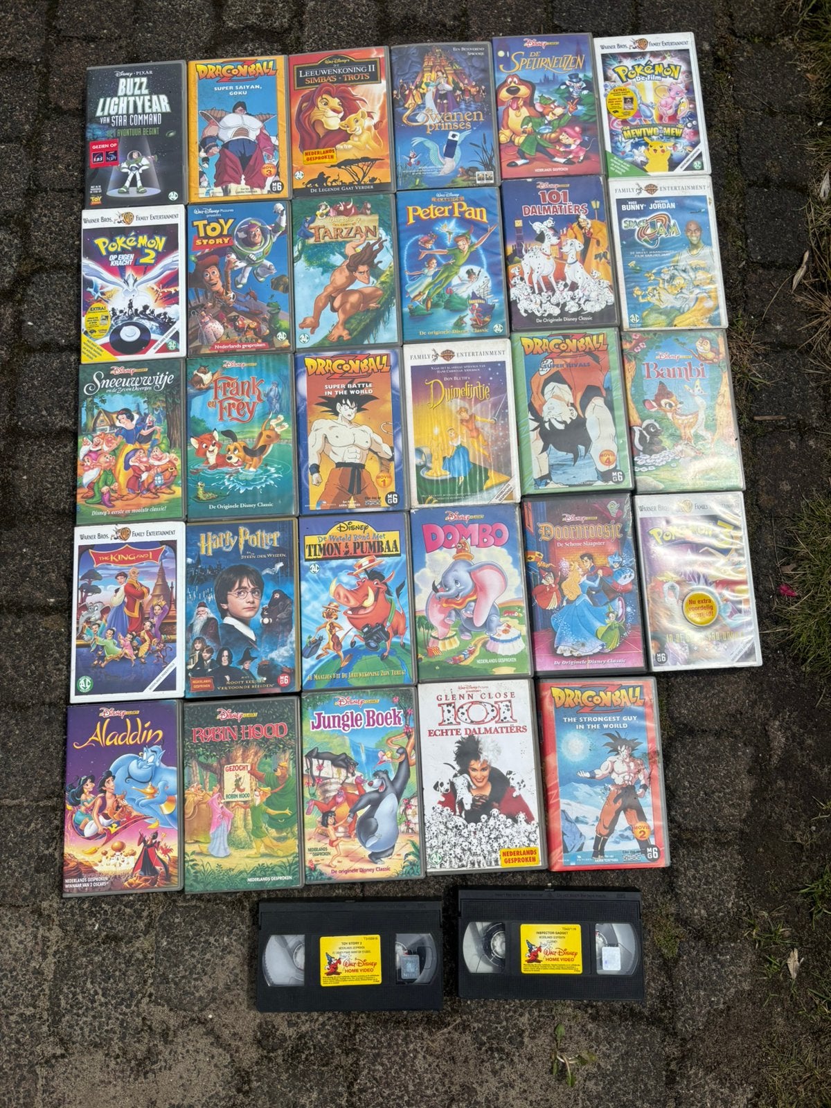 Videobanden Disney, Cd's en Dvd's, VHS | Kinderen en Jeugd, Ophalen, Gebruikt