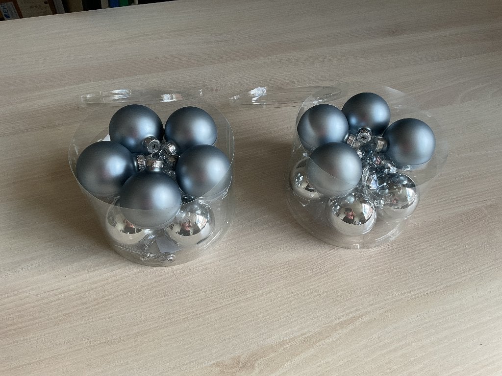 19 Kerstballen glas, Diversen, Ophalen of Verzenden, Zo goed als nieuw