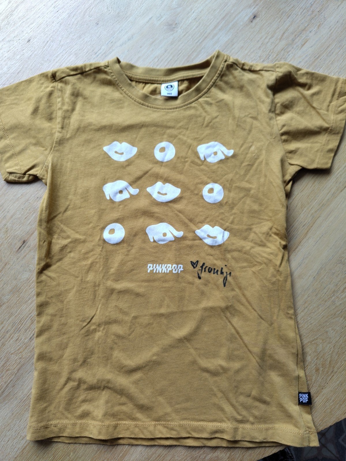 Pinkpop Froukje T-shirt - Maat 140, Jongen of Meisje, Ophalen of Verzenden, Zo goed als nieuw, Pinkpop