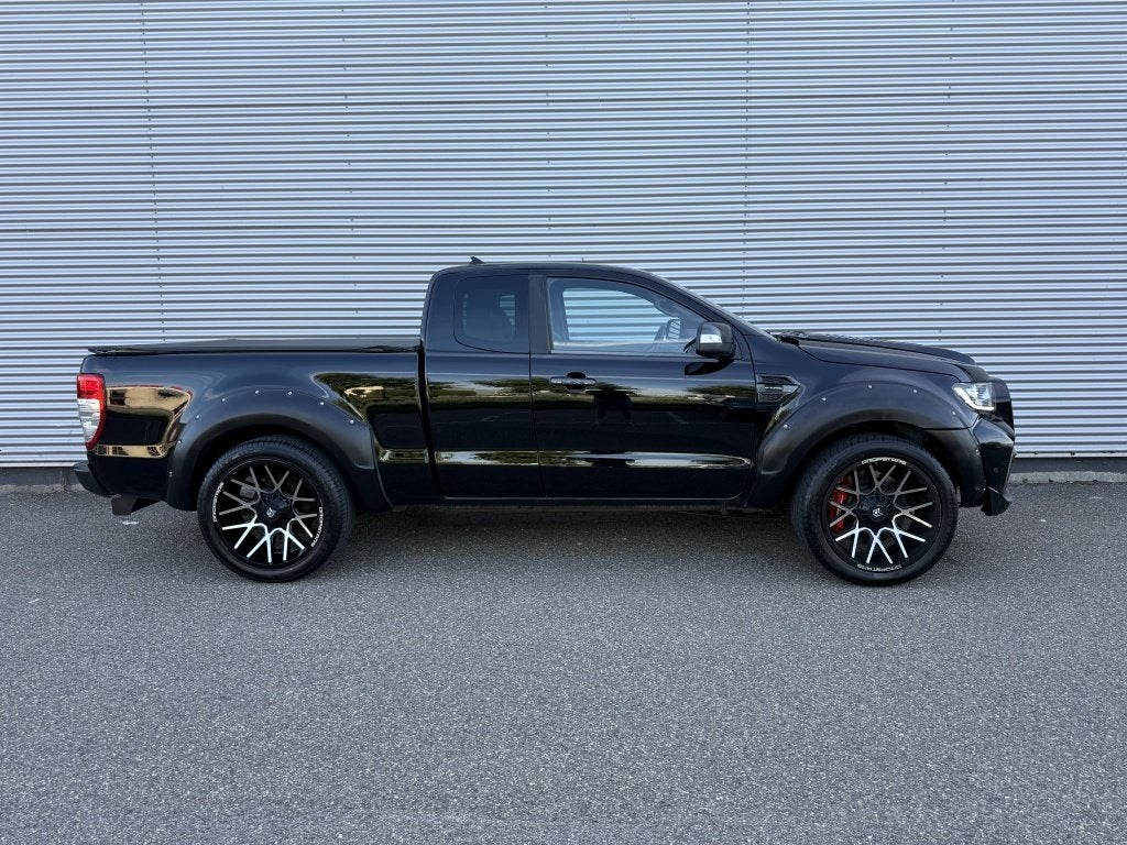 Ford Ranger 2.0 E.B. Wildtrak 213PK 4X4 ACC Camera Keyless t, Auto's, Ford, Euro 6, 4 cilinders, Zwart, Bedrijf