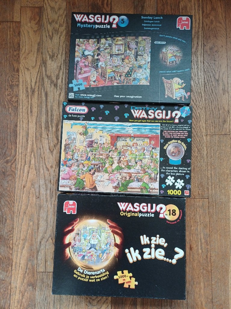 Wasgij legpuzzel, Ophalen, 500 t/m 1500 stukjes, Gebruikt, Legpuzzel