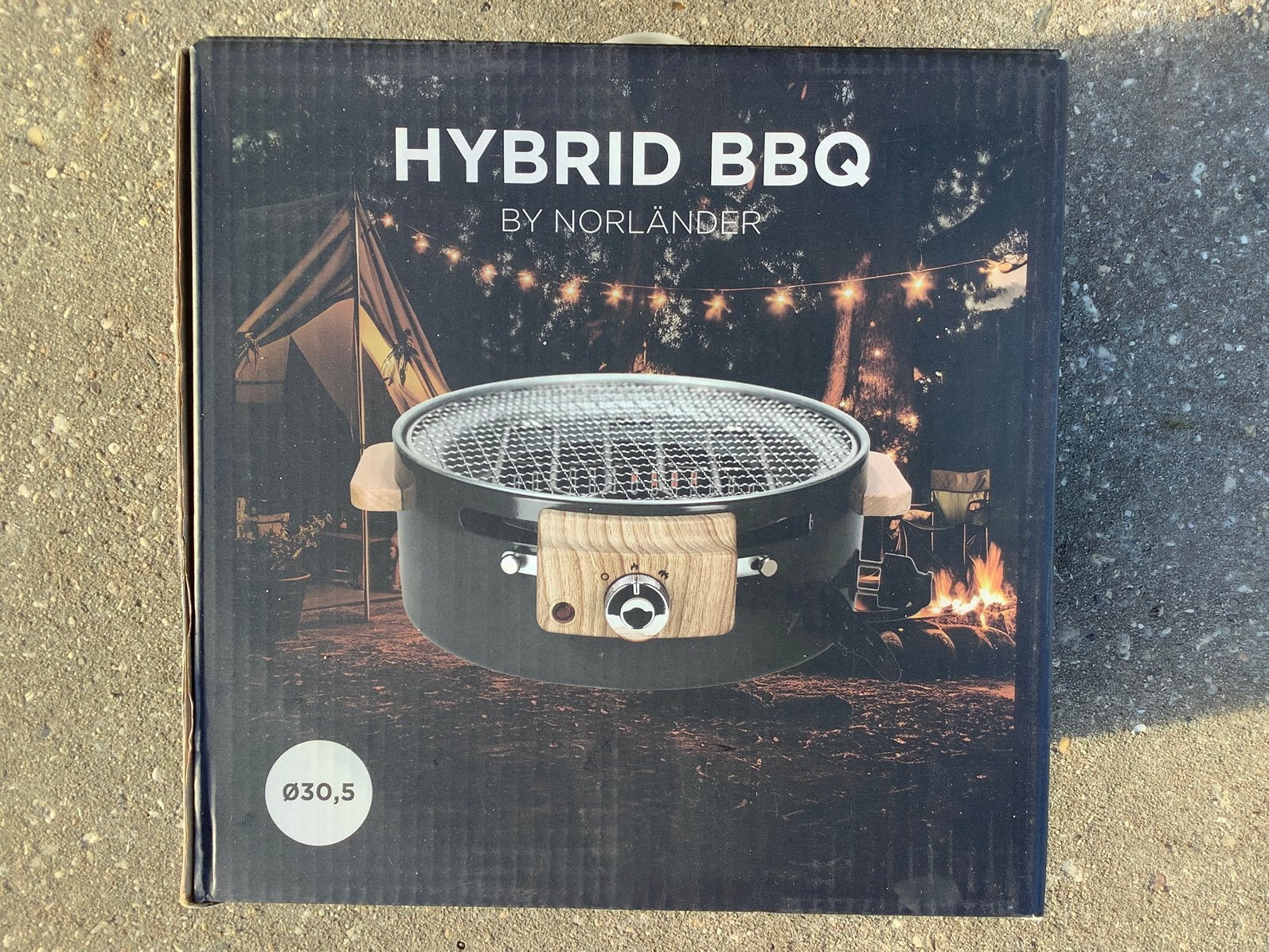 Nieuwe camping barbecue tafelbarbecue elektrisch / houtskool, Ophalen of Verzenden, Nieuw
