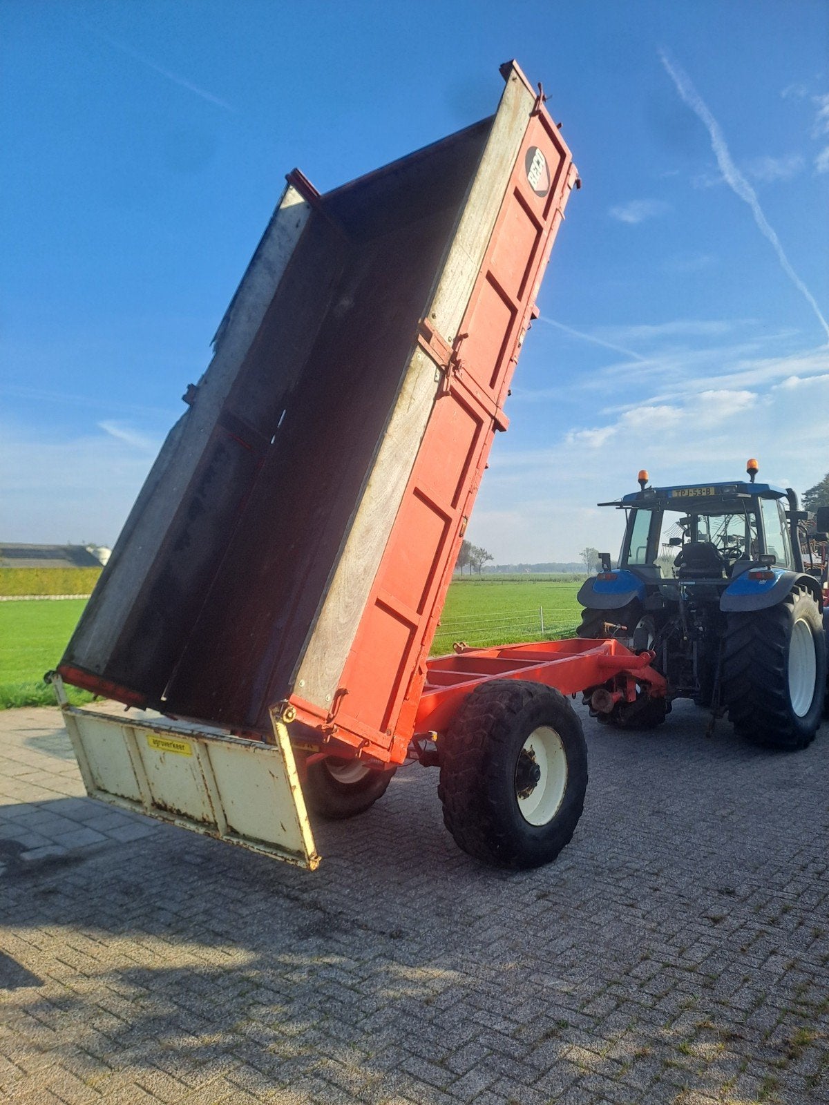 Zelfbouw kieper ongeveer 5 ton met kenteken, Ophalen, Transport, -, -