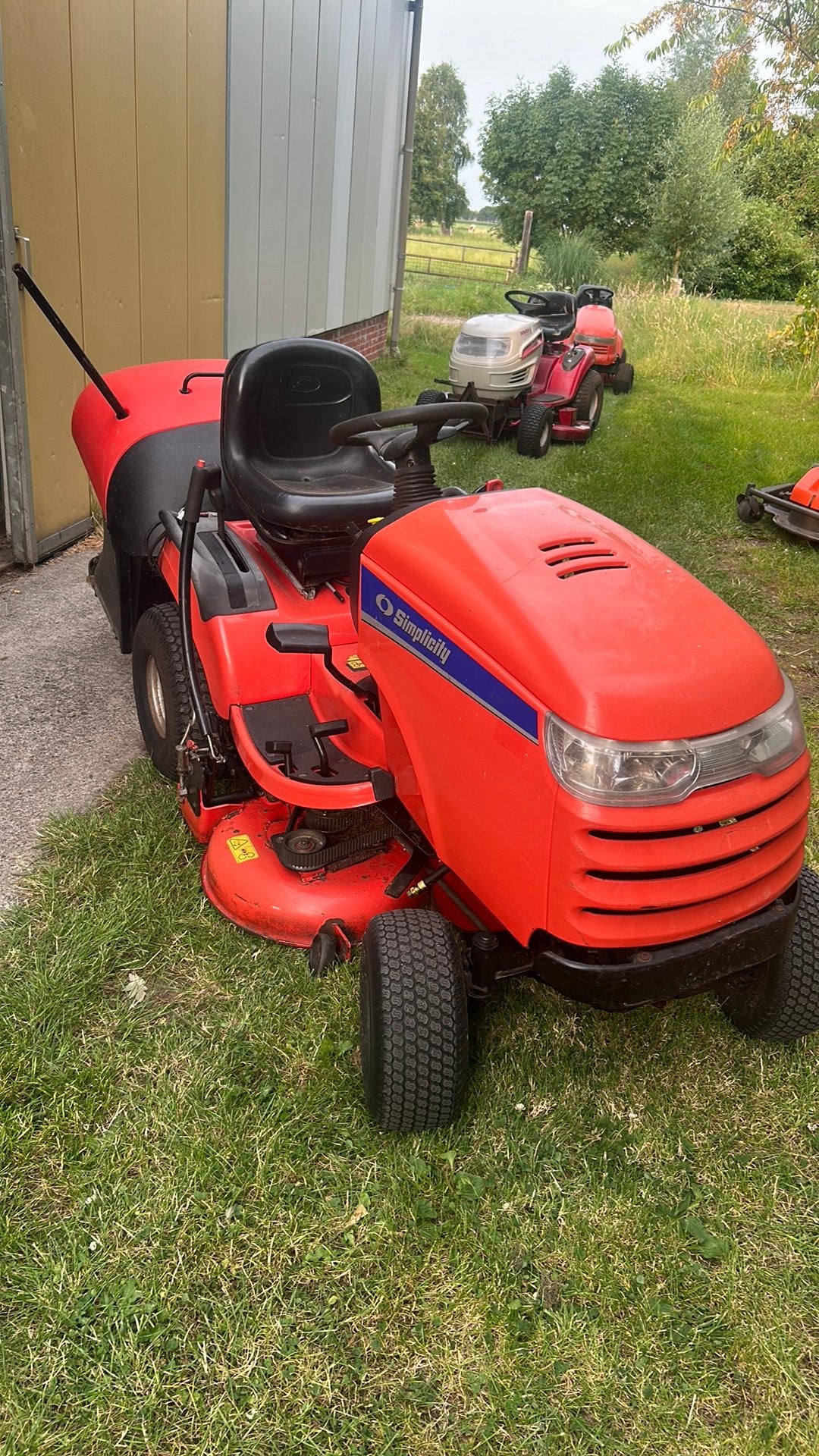 Wegens inruil zware simplicity zitmaaier, Tuin en Terras, Ophalen, Zo goed als nieuw