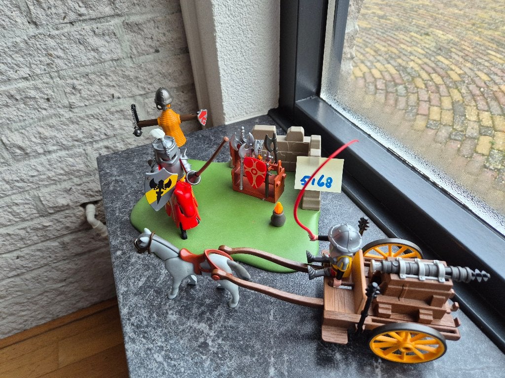Playmobil Riddertoernooi met kanontransport 5168, Ophalen of Verzenden, Gebruikt