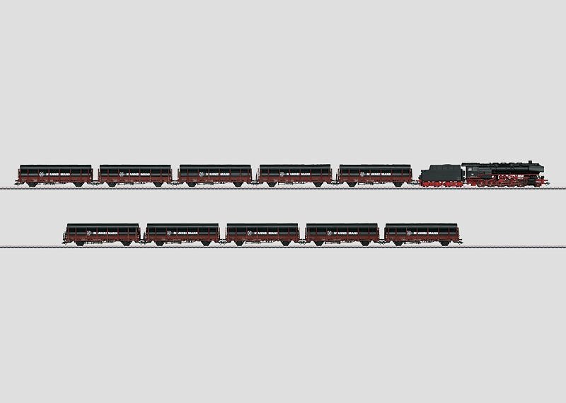 Marklin H0 26558 Stoomloc BR 044 + 10 wagens 'Mannesmann', Wisselstroom, Treinset, Nieuw, Ophalen of Verzenden
