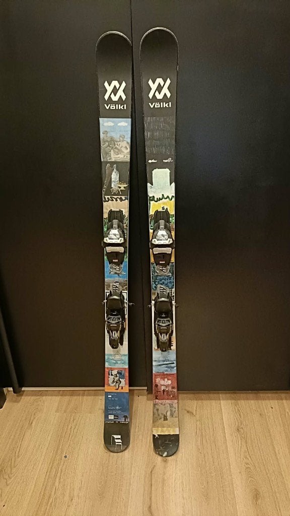 Völkl ski's met bindingen - Gebruikt, Sport en Fitness, 140 tot 160 cm, Gebruikt, Skiën, Ski's