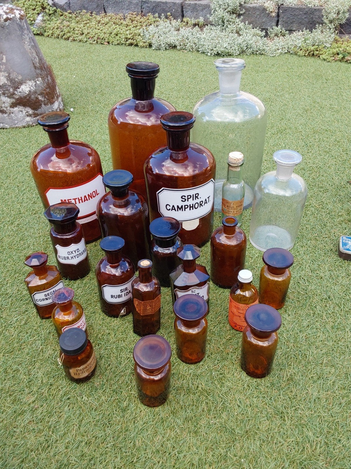 Oude apothekers potten, Ophalen, Gebruikt