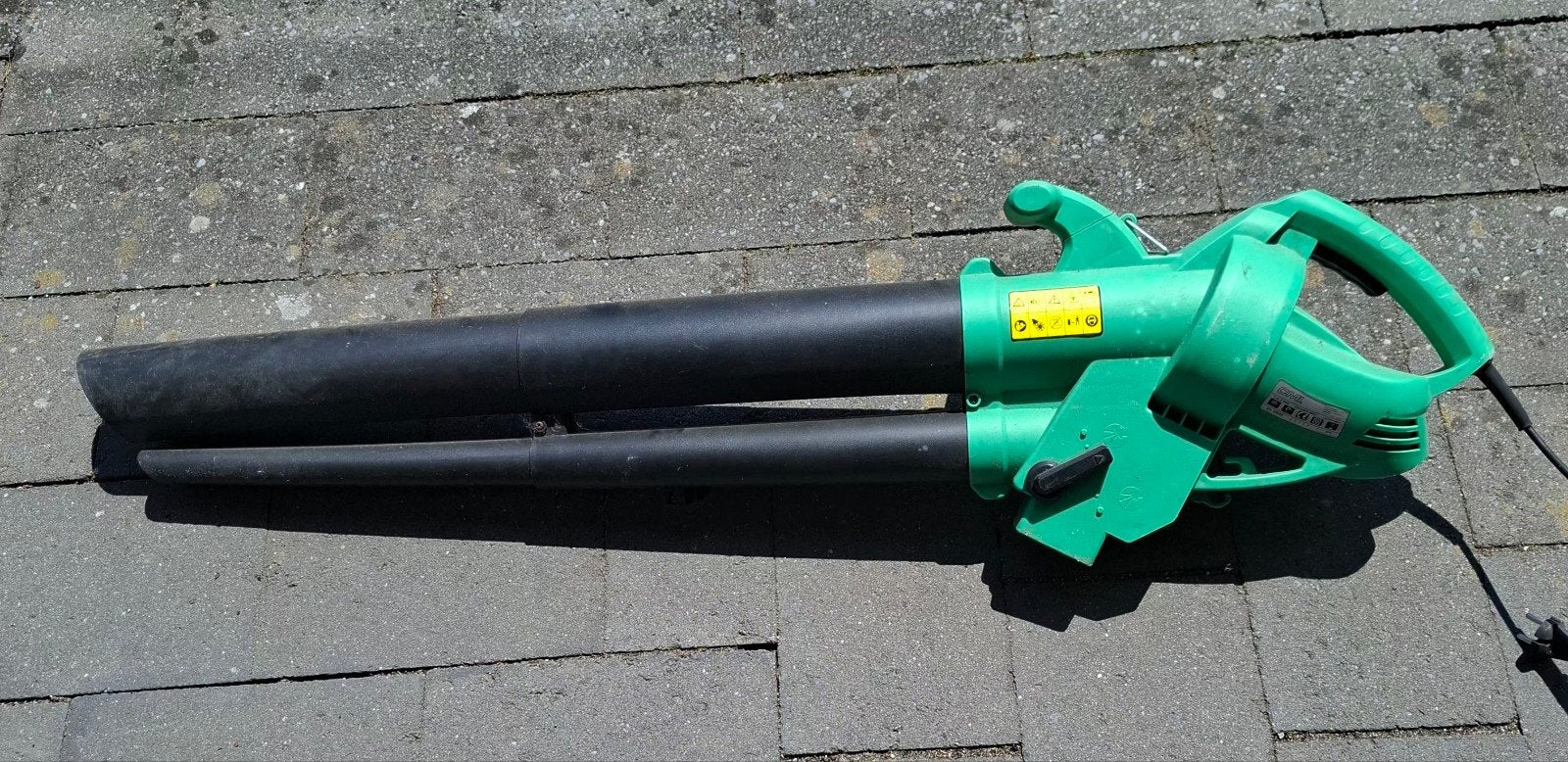 bladblazer electrisch, Ophalen