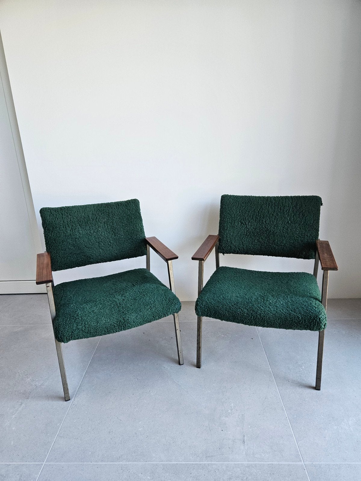Vintage Fauteuils Jaren '60 - Gebroeders van der Stroom, Huis en Inrichting, Fauteuils, Ophalen, 75 tot 100 cm, Zo goed als nieuw