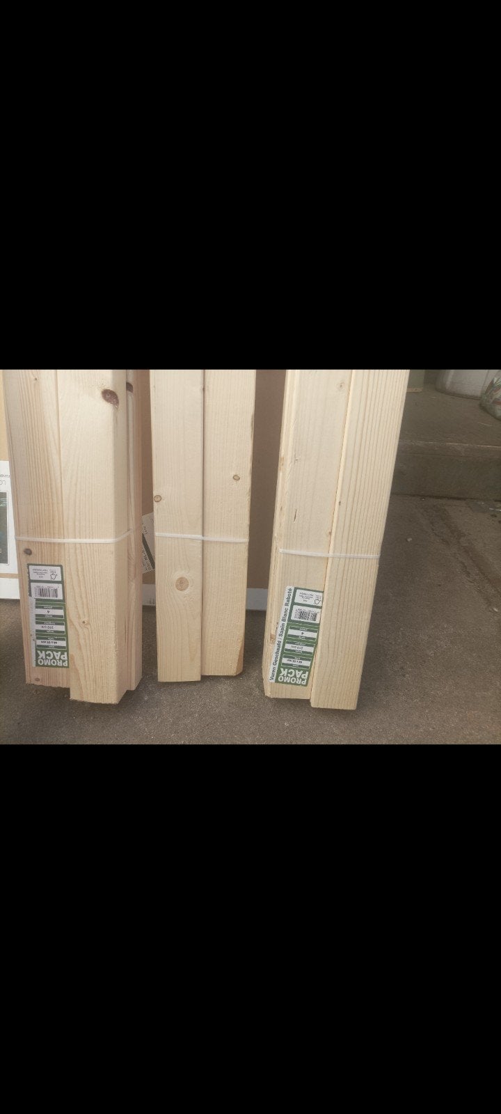 Nieuwe Vuren balken 44x69mm, 210cm (3 stuks), Doe-het-zelf en Verbouw, Hout en Planken, Nieuw, Ophalen of Verzenden, 200 tot 250 cm