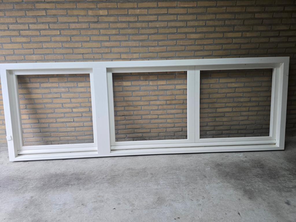 Nieuw meranti dakkapel kozijn 2x draai-kiep Hr ++ glas, Ophalen, Nieuw, Inclusief glas, 75 tot 150 cm