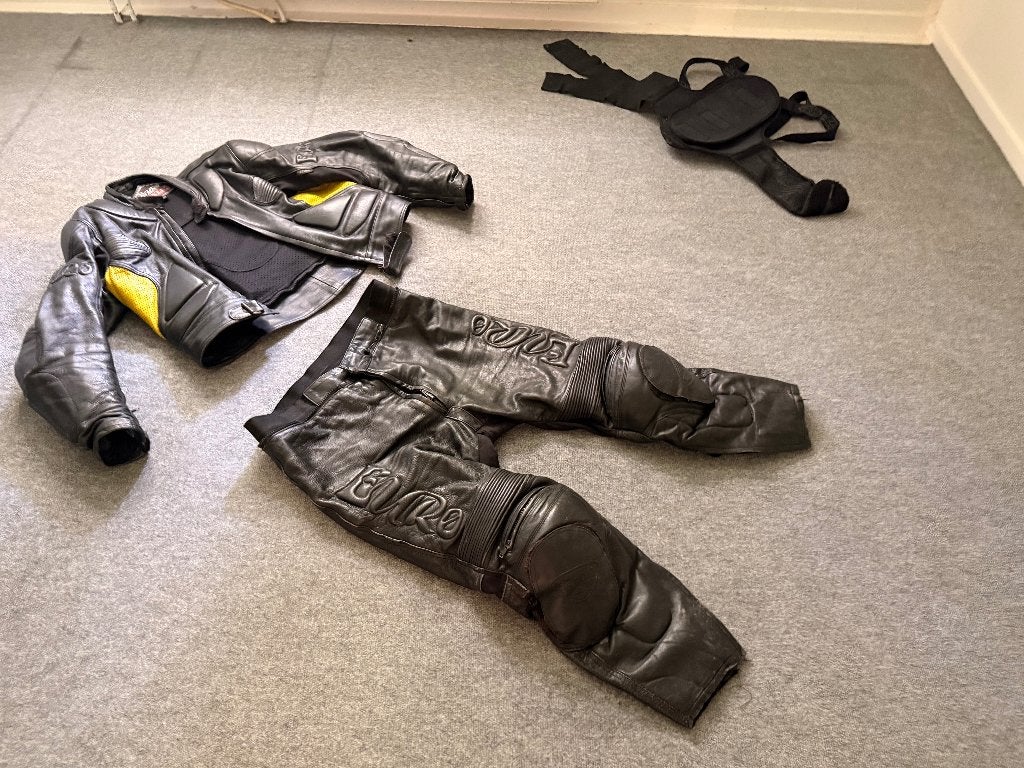 Euro Style leren combi-motorpak Maat 58, Motoren, Kleding | Motorkleding, Combipak, Dames, Ophalen of Verzenden, Euro Style