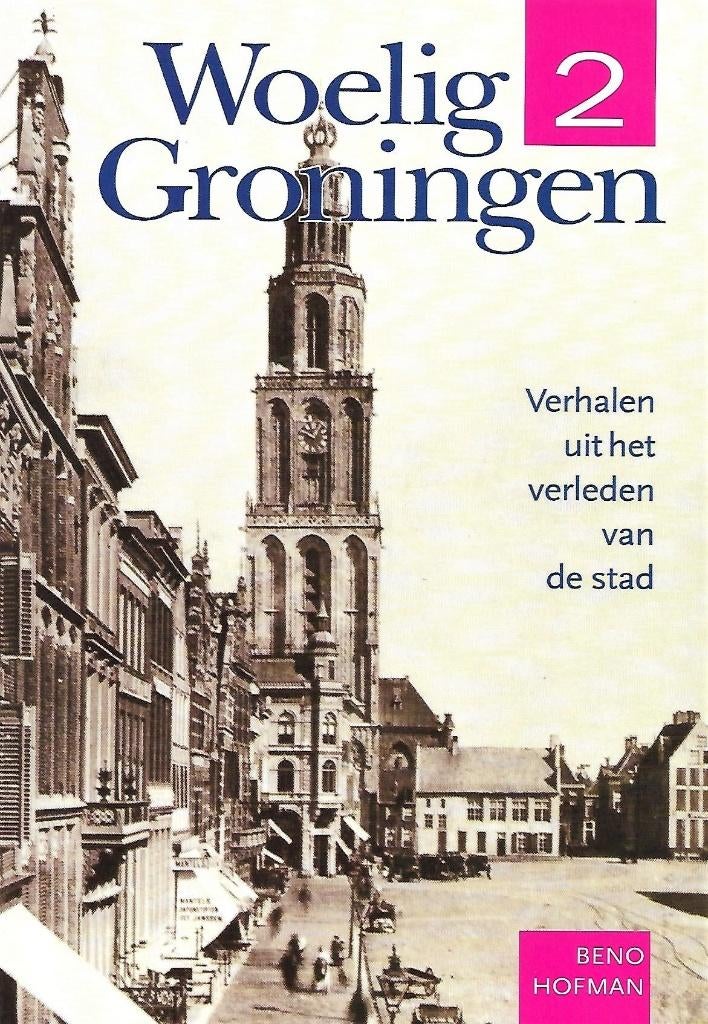 Woelig Groningen  2, 20e eeuw of later, Beno Hofman, Ophalen of Verzenden, Zo goed als nieuw