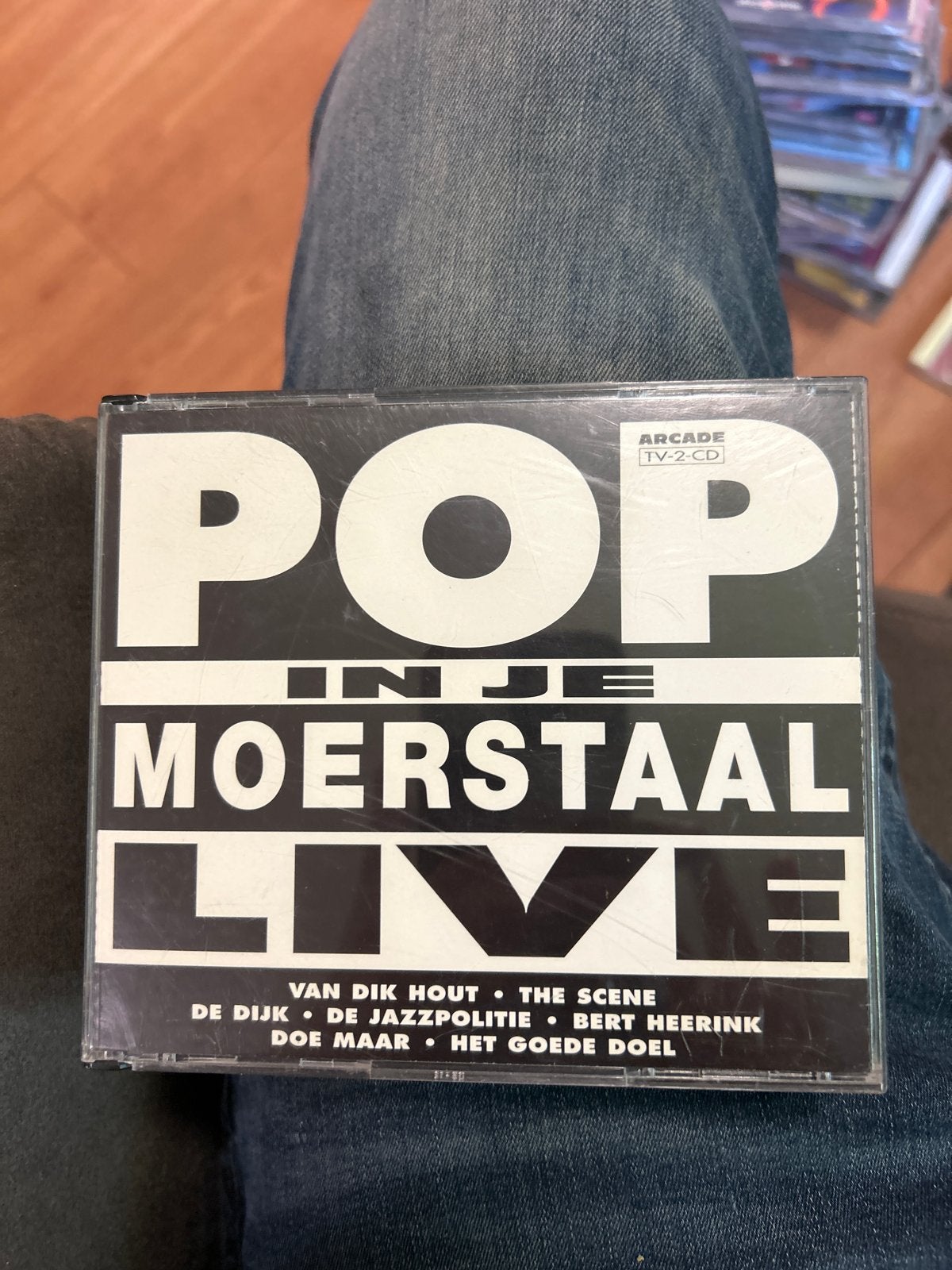 Pop In Je Moerstaal Live - Diverse Artiesten (2CD), Ophalen of Verzenden, 1990 - 1999, Gebruikt, Boxset