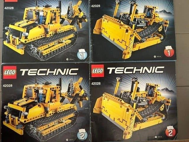 Lego Technic "Buldozer"nr. 42028, Gebruikt, Lego, Inclusief instructies, Ophalen of Verzenden
