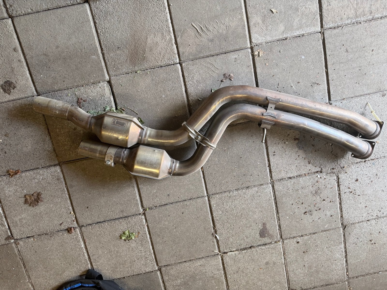 BMW M F-serie  catless downpipes en originele katalysatoren, Auto-onderdelen, Uitlaatsystemen, Ophalen, Gebruikt, BMW