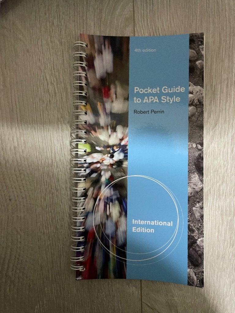 Pocket guide to APA style, Ophalen of Verzenden, Beta, Zo goed als nieuw, WO