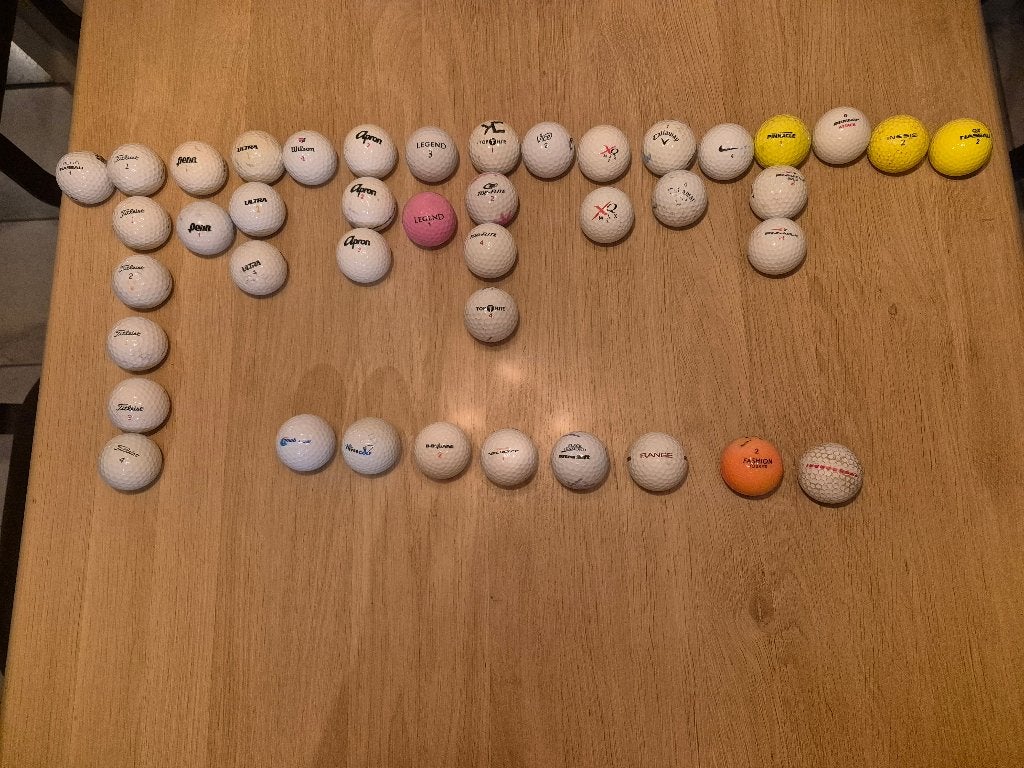 42 Lake Balls gebruikte golfballen, Sport en Fitness, Ophalen of Verzenden, Gebruikt, Bal(len)
