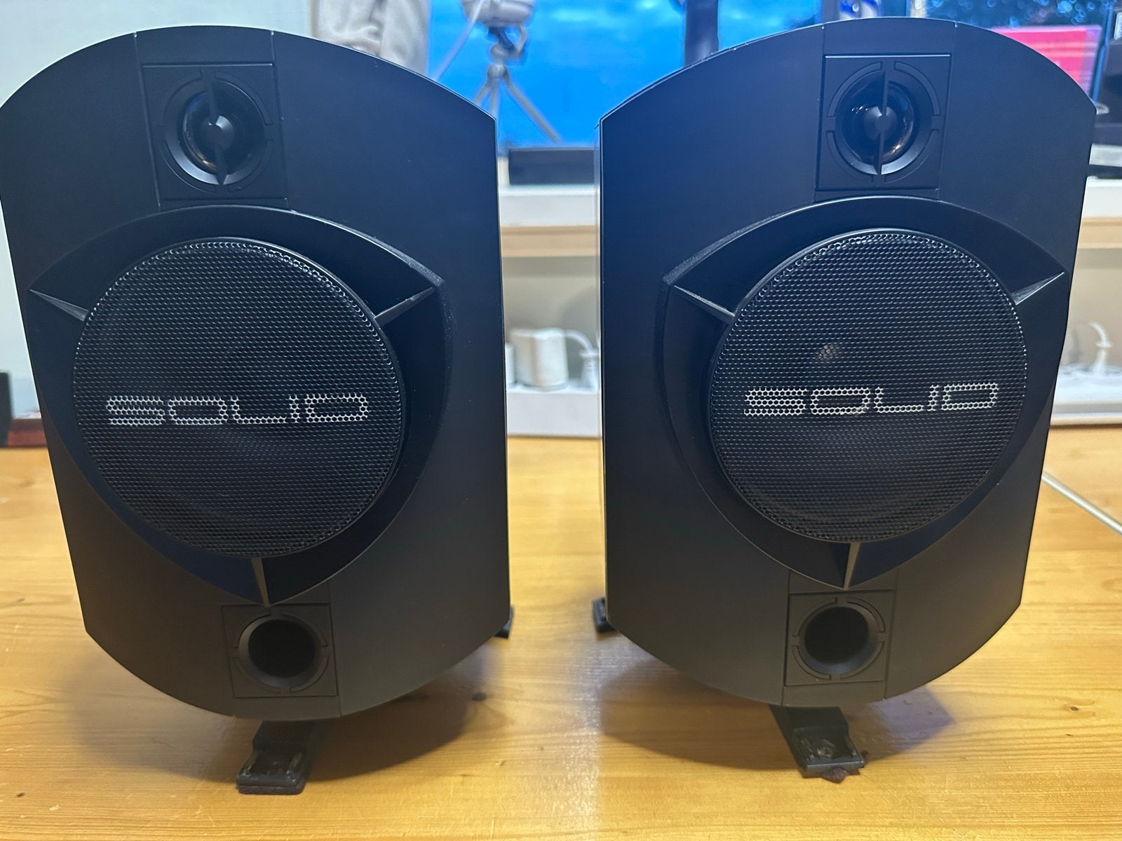 Rock Solid Sounds luidsprekers - 150 Watt, Audio, Tv en Foto, Luidsprekers, Gebruikt, Geschikt voor surround/home cinema, Boekenplank luidspreker