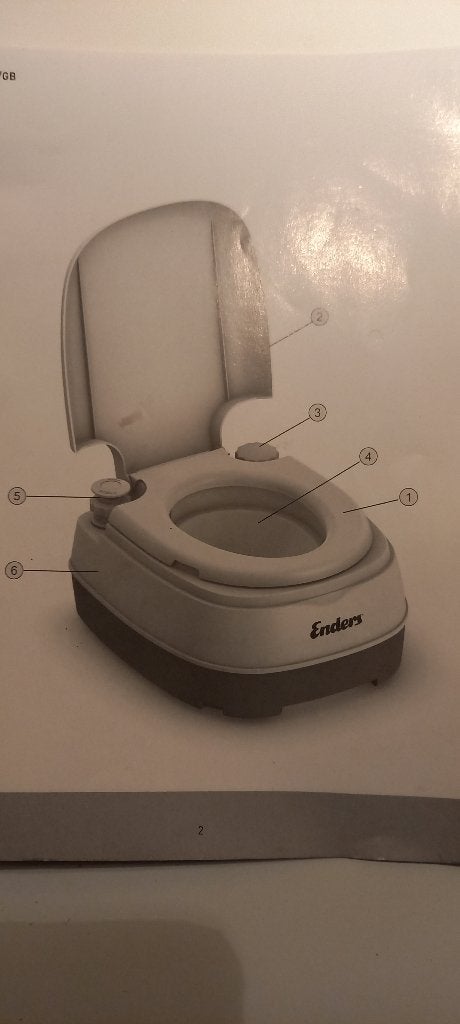 Luxe Chemisch Mobiel Toilet, Ophalen, Zo goed als nieuw