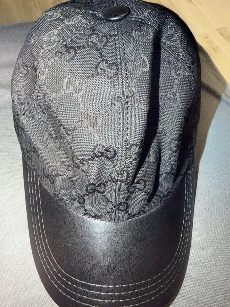 Gucci GG Monogram Pet Zwart – Luxe Designer Cap, Kleding | Heren, Hoeden en Petten, Ophalen, Zo goed als nieuw