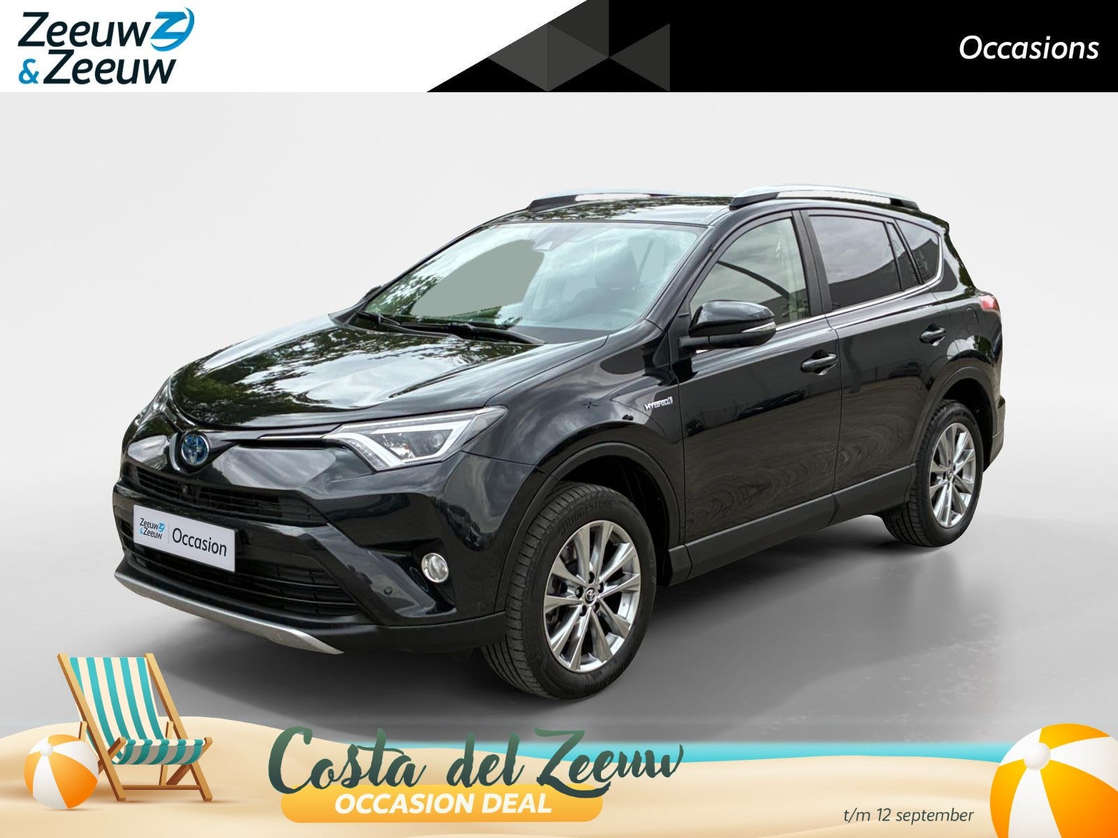 Toyota RAV4 2.5 Hybrid AWD Energy Plus | Leder | Navigatie |, Automaat, Gebruikt, Euro 6, 1650 kg