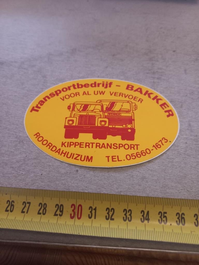 Transportbedrijf bakker roordahuizum scania, Ophalen of Verzenden, Zo goed als nieuw