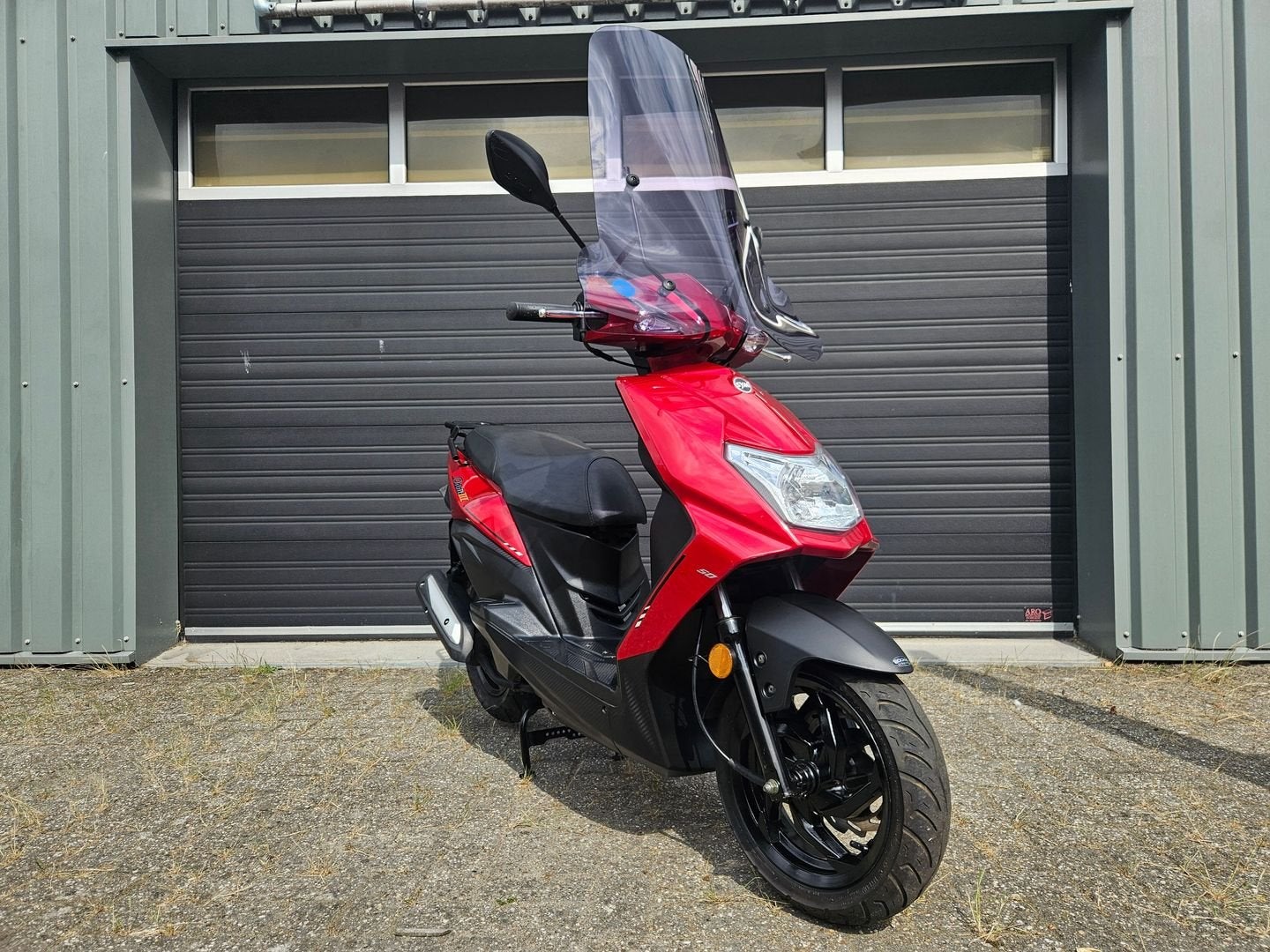 SYM ORBIT 3 - 4T E4 BROM BJ 2021 ROOD 10634 KM WINDSCHERM, SYM, Overige modellen, Onbekend, Ophalen of Verzenden