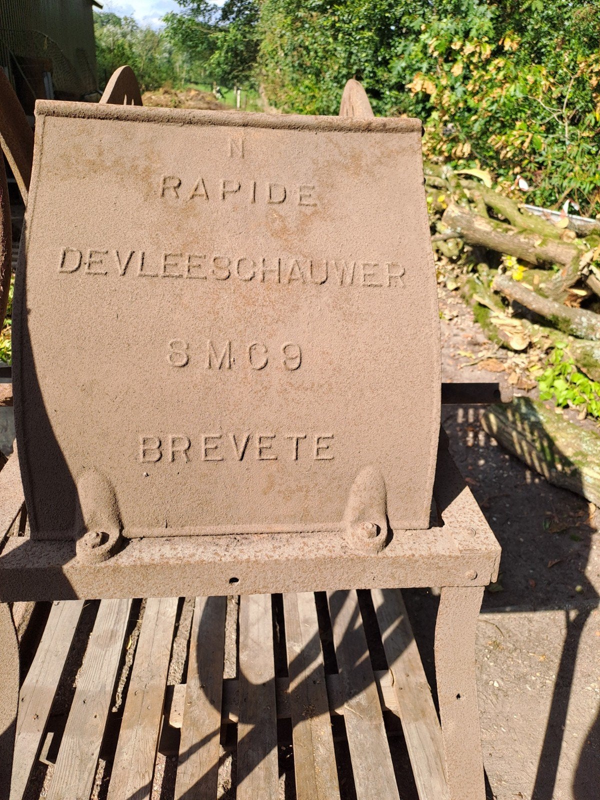 Antieke Rapide Devleeschauwer bietensnijder - Robuust ijzer, Ophalen of Verzenden