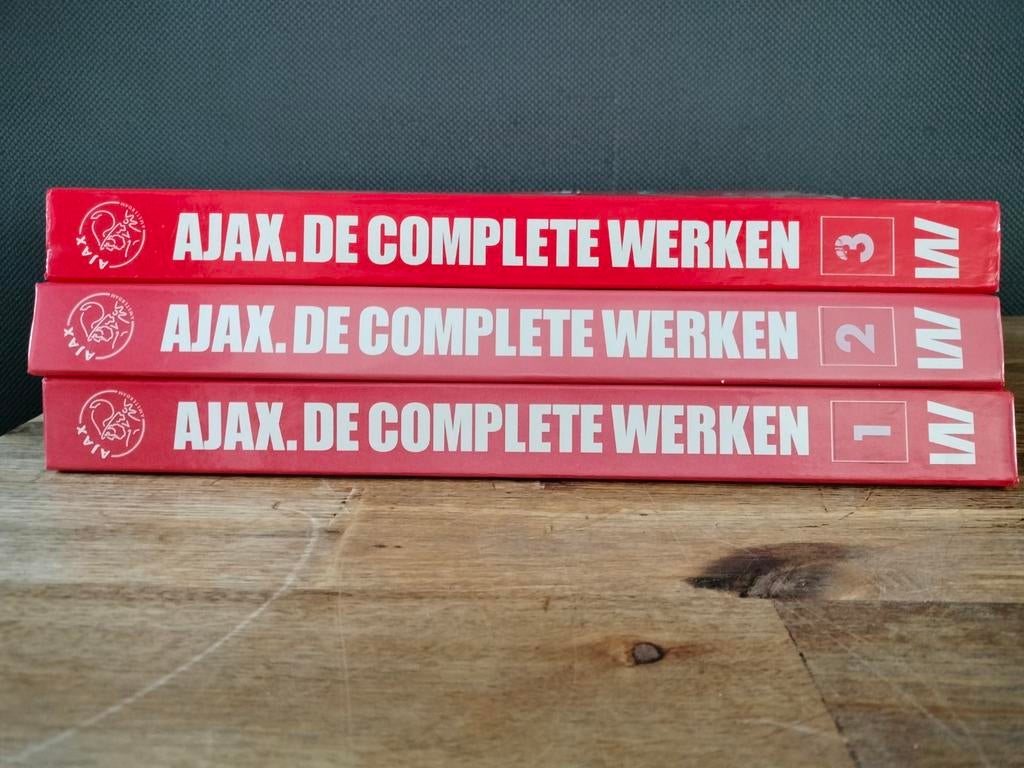 AJAX.De complete werken 1 2 3, Verzamelen, Sportartikelen en Voetbal, Ophalen of Verzenden, Gebruikt, Ajax, Overige typen