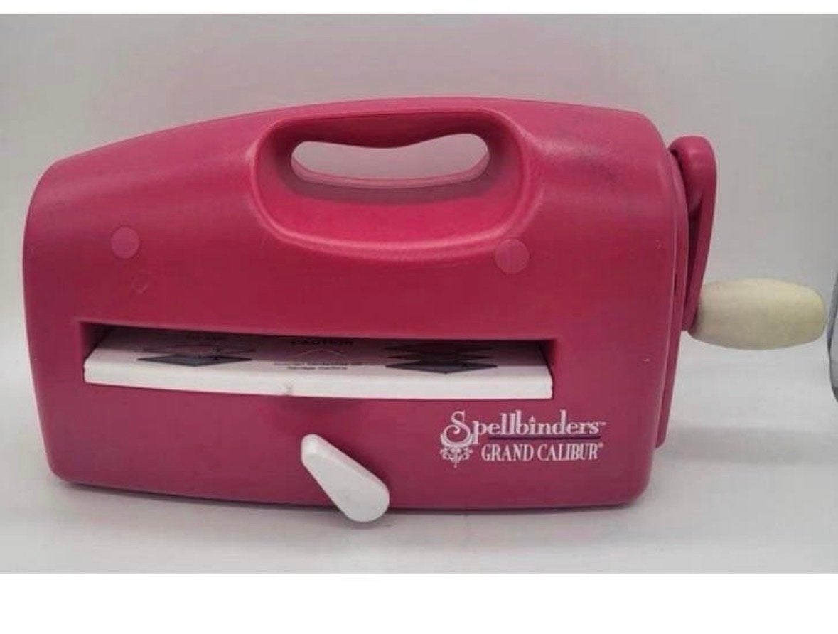 Spellbinders Grand Calibur Stans- en Embossingmachine, Gebruikt, Overige thema's, Ophalen of Verzenden, Kunststof