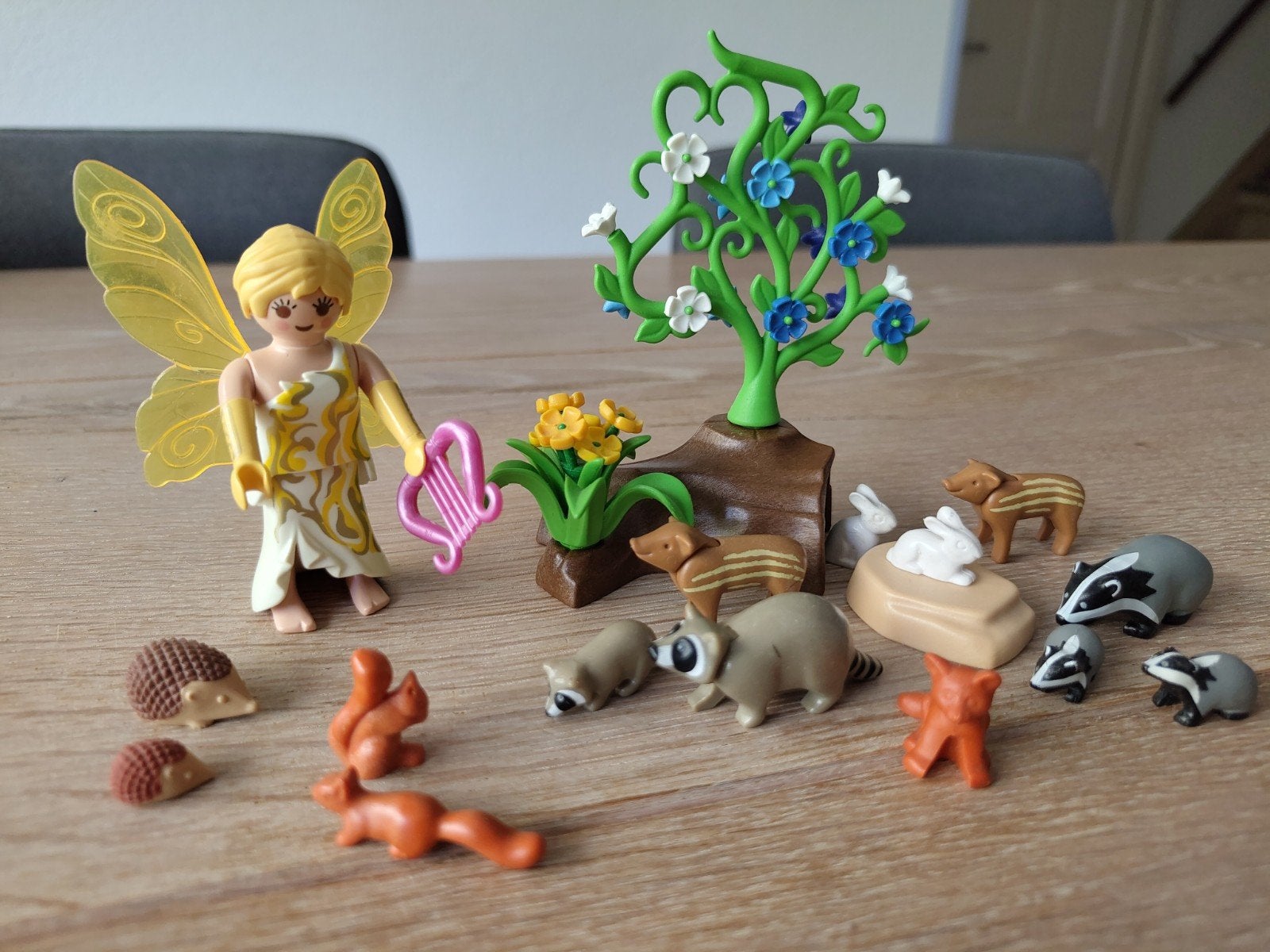 Playmobil Fee met veel bosdieren, Ophalen of Verzenden, Zo goed als nieuw