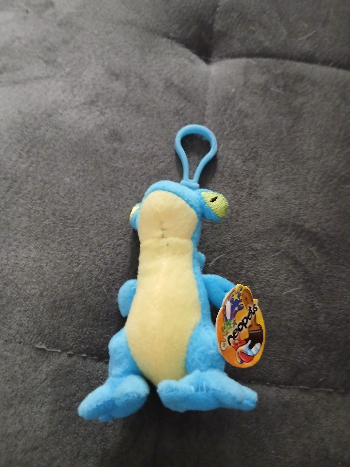 Neopets Blauwe Techo Sleutelhanger Pluche, Ophalen of Verzenden, Zo goed als nieuw, Knuffel of Figuurtje