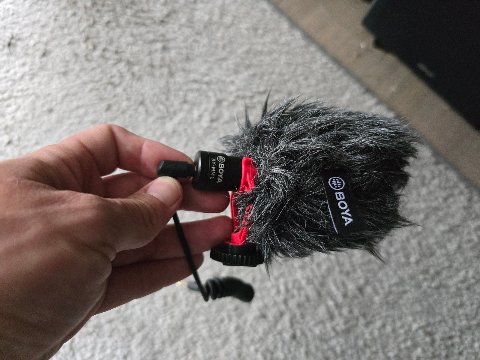 BOYA BY-MM1 compacte richtmicrofoon, Muziek en Instrumenten, Ophalen of Verzenden, Zo goed als nieuw, Studiomicrofoon