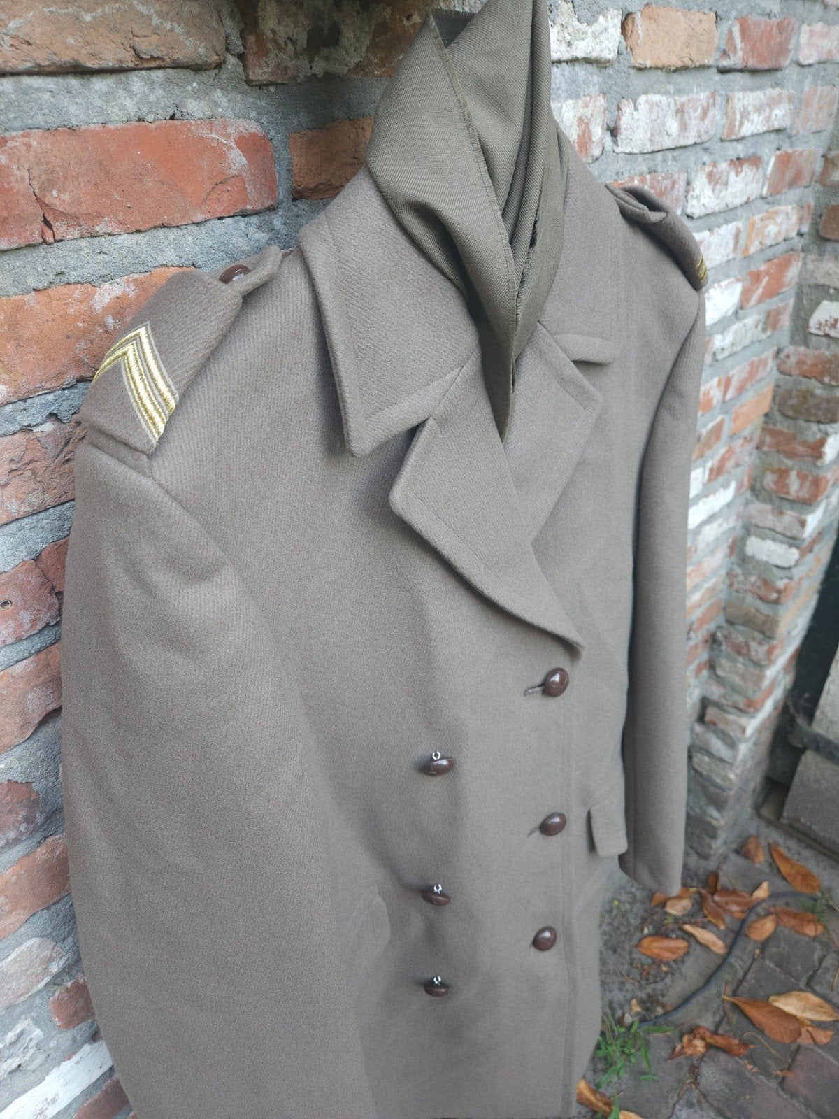 Jas Miltair vintage., Ophalen of Verzenden, Maat 56/58 (XL)