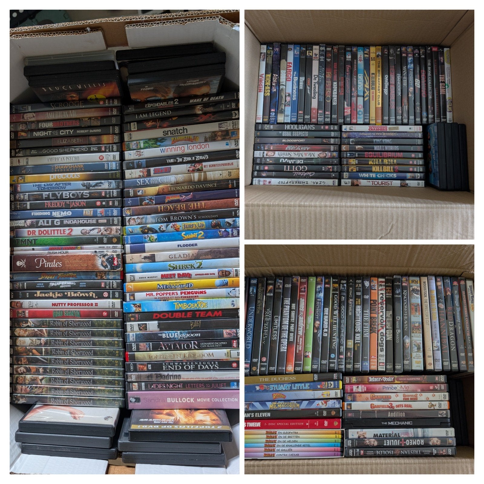 Grote DVD collectie – ca. 200 stuks – films, series & limite, Alle leeftijden, Ophalen, Gebruikt