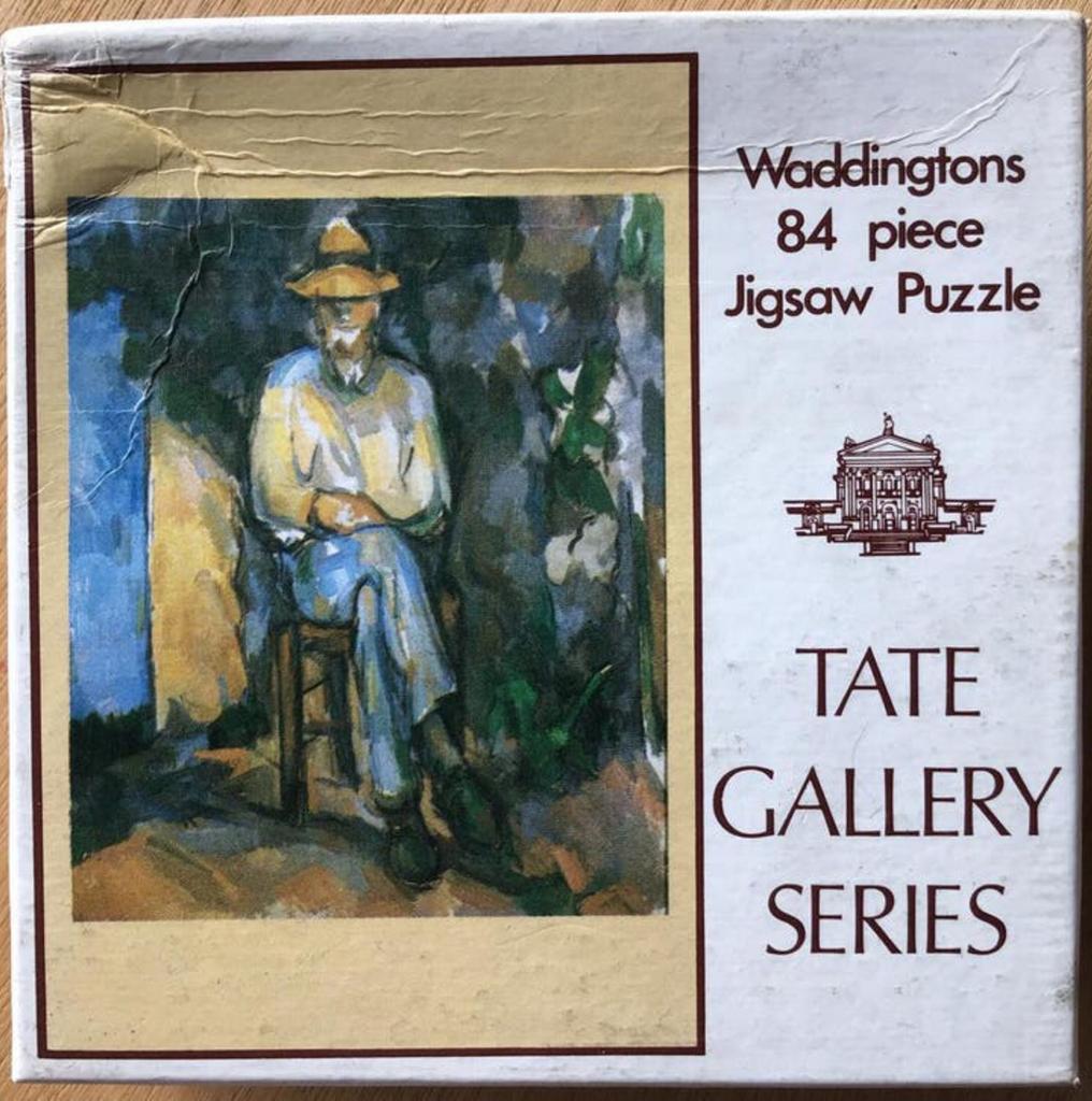 Vintage puzzel The Gardener - Paul Cézanne - ZGAN, Ophalen of Verzenden, Minder dan 500 stukjes, Zo goed als nieuw, Legpuzzel