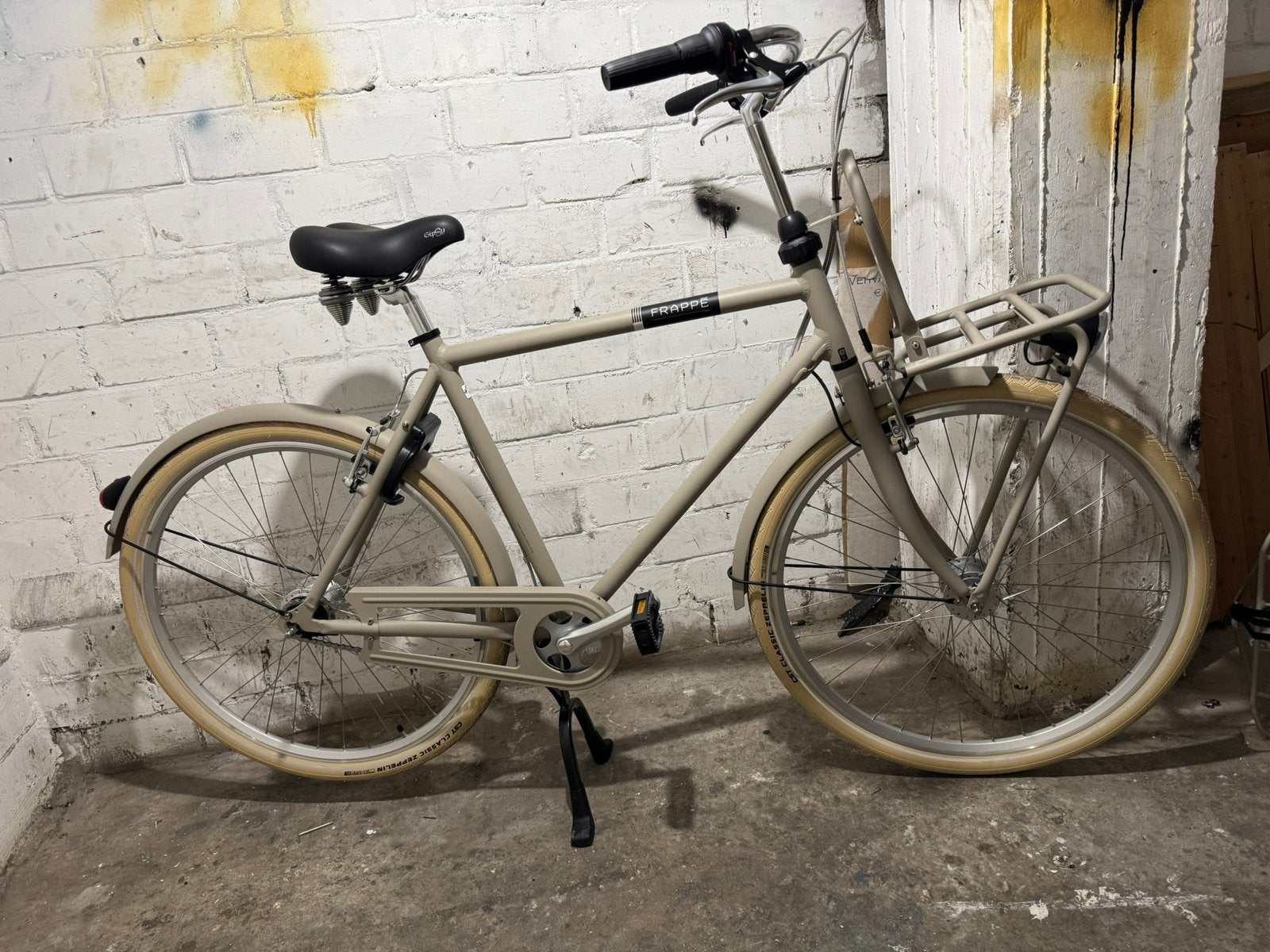 Frappé Gent herenfiets 56 cm 7V– zo goed als nieuw, Velgrem, Versnellingen, Zo goed als nieuw, 53 tot 57 cm