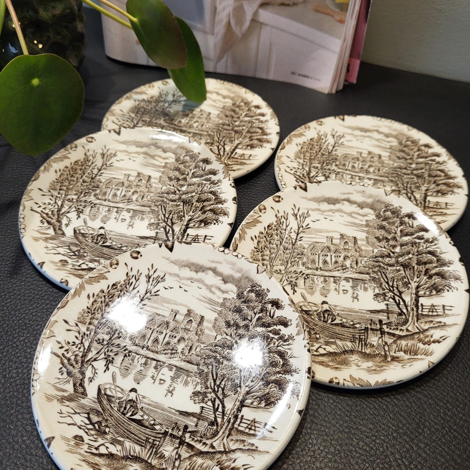 5 Castle English Ironstone Tableware schotels ø11,5 cm, Antiek en Kunst, Antiek | Servies los, Ophalen of Verzenden