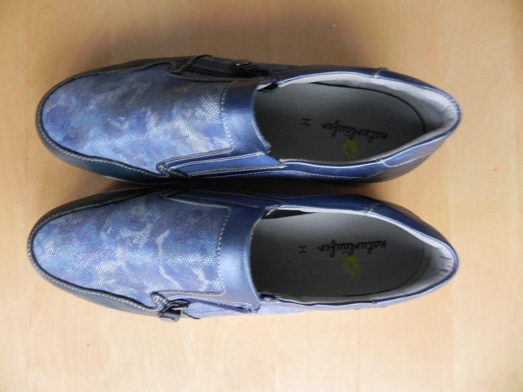 TE KOOP; NATURLAUFER DAMES SCHOENEN MAAT 42, Ophalen, Blauw, NATURLAUFER, Wandelschoenen