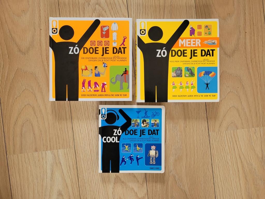 3x boek "Zo doe je dat", Ophalen of Verzenden, Gelezen, Overige onderwerpen